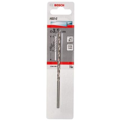 Bosch - Metallbohrer HSS-G, DIN 340, 3,5 mm x 73 mm / 112 mm (2 608 595 678)