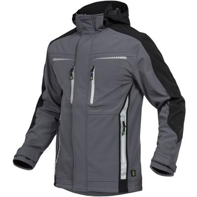 Sommer-Softshelljacke Herren flexs Gr. xl grau/schwarz - Leibwächter