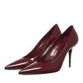 Saint Laurent Hohe Schuhe - Norma Pumps - Gr. 37 (EU) - in Rot - für Damen - aus Leder & Leder & Lammleder & glatt
