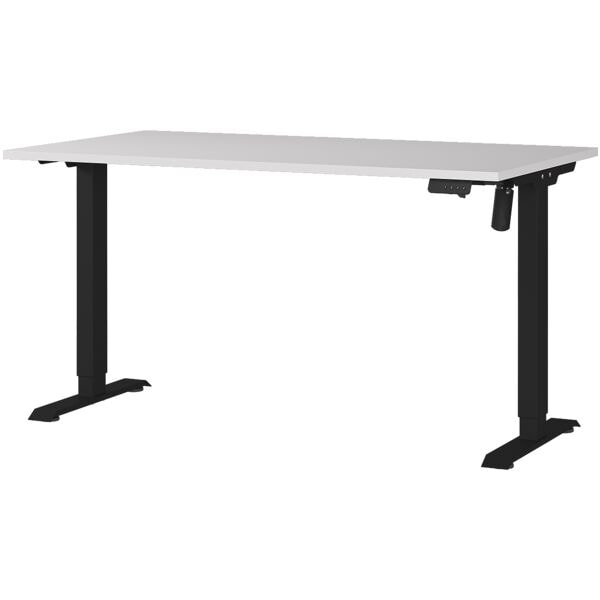 Germania-Werke Schreibtisch höhenverstellbar (elektrisch) »Boras« 140 cm grau, 140x119x80 cm Image