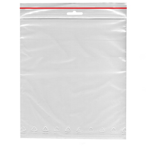 SWS 3000 Schnellverschlussbeutel LDPE 200 x 300 mm transparent mit Eurolochung Image