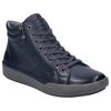 Sneaker JOSEF SEIBEL "Claire 11", Damen, Gr. 36, blau (nachtblau), Leder, unifarben, sportlich, Schuhe, Schnürboots, High Top Sneaker, Komfortschuh mit Lederinnensohle