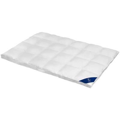 Daunenbettdecke SPESSARTTRAUM "Arosa Bettdecke min 135x200 cm & weitere Größen", weiß, B:155cm L:220cm, Bezug: 100% Baumwolle. Füllung: 90% Daunen, 10% Federn, Bettdecken, Bettdecke Winter, Sommer, Made in Germany Image
