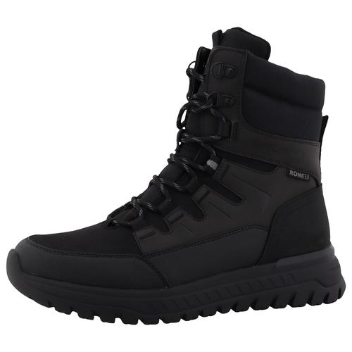 Winterboots ROMIKA Gr. 41, schwarz Herren Schuhe Keilabsatz, Schnürboots, Outdoorschuh mit Innenreißverschluss