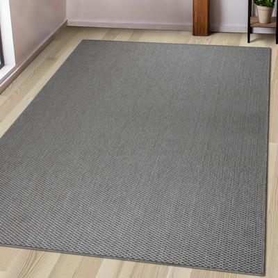 Teppich MY HOME "Venedig auch als Läufer erhältlich" Gr. 3, grau, B:120cm H:4mm L:170cm, Kunstfaser, Teppiche, In- und Outdoor geeignet, Sisal-Optik, Wetterfest & UV-beständig Image
