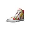 Sneaker ETHLETIC "White Cap Hi Cut", Gr. 43, rot (camou rot, just weiß), Obermaterial: 100% Baumwolle; Futter: 100% Baumwolle; Decksohle: 100% Baumwolle; Sohle: 100% Naturkautschuk, Schuhe Canvassneaker Sneaker high Sneakerboots, Fairtrade Produkt