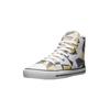 Sneaker ETHLETIC "White Cap Hi Cut", Gr. 37, gelb (camou gelb, just weiß), Obermaterial: 100% Baumwolle; Futter: 100% Baumwolle; Decksohle: 100% Baumwolle; Sohle: 100% Naturkautschuk, Schuhe Canvassneaker Sneaker high Sneakerboots, Fairtrade Produkt