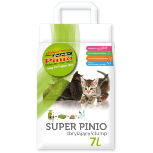 Sparpaket: 2x7l Super Pinio Katzenstreu Natural