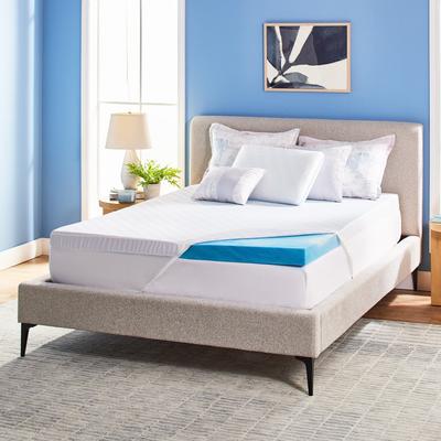 Serta Soothing Cool 3-Inch Gel Memory Foam Mattress Topper