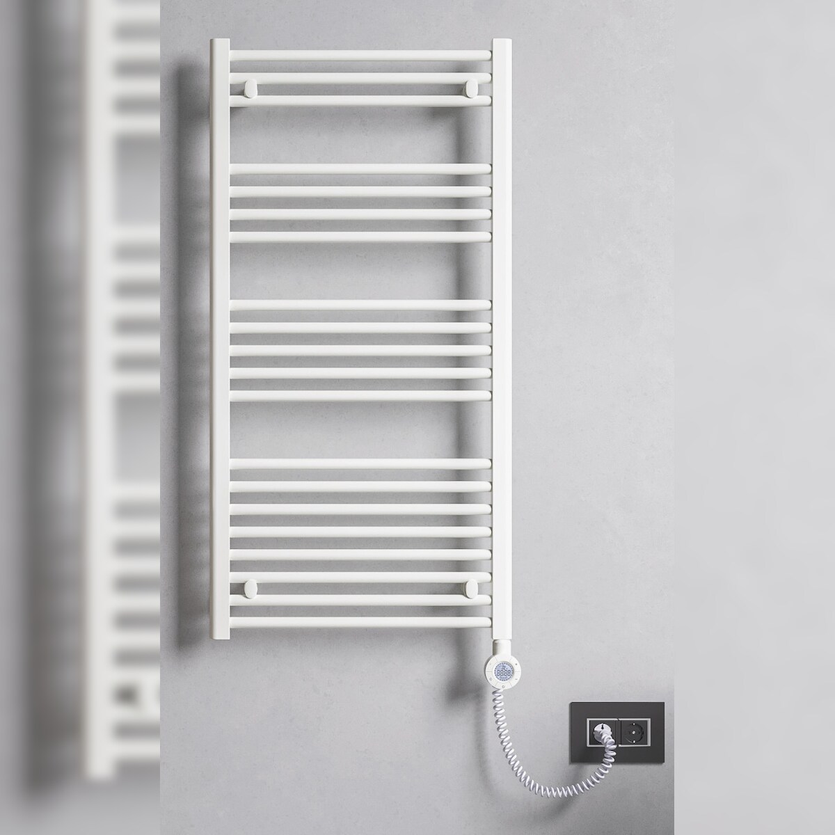 Stabilo-Sanitär Badheizkörper Elektro Sedona 1800x600 gerade weiß Image