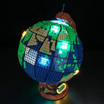LED-Beleuchtungsset für Ideen 21332, The Globe Collection, DIY-Lampe, Spielzeug, kreative Geschenke Image