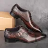 Luxus Business High-end-Leder Schuhe Männer Oxford Schuhe Elegante Formale Echtes Leder Kleid Schuhe