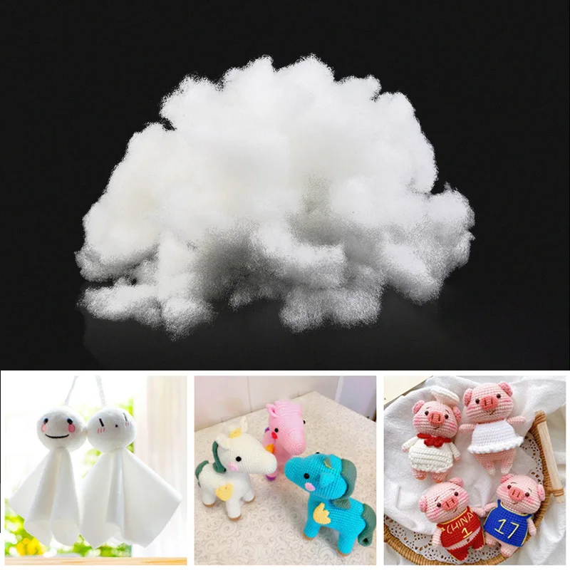 20–200 g Kissenfüllung, PP-Baumwolle, Puppenspielzeug, Kleidung, Füllung, Premium-Polyester, DIY, handgefertigtes Material, hochelastische Kissenfüllung