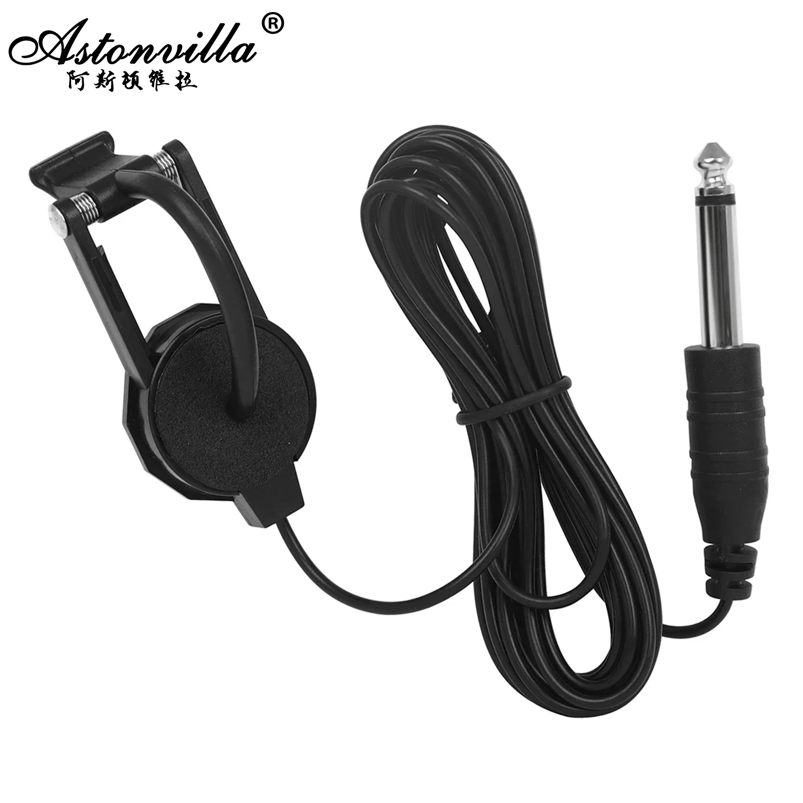 Geigen-Schallloch-Tonabnehmer schwarz BS-160 kein Schlag erforderlich, kann an das Zubehör für Vibrations-Pickup-Geigen befestigt werden Image