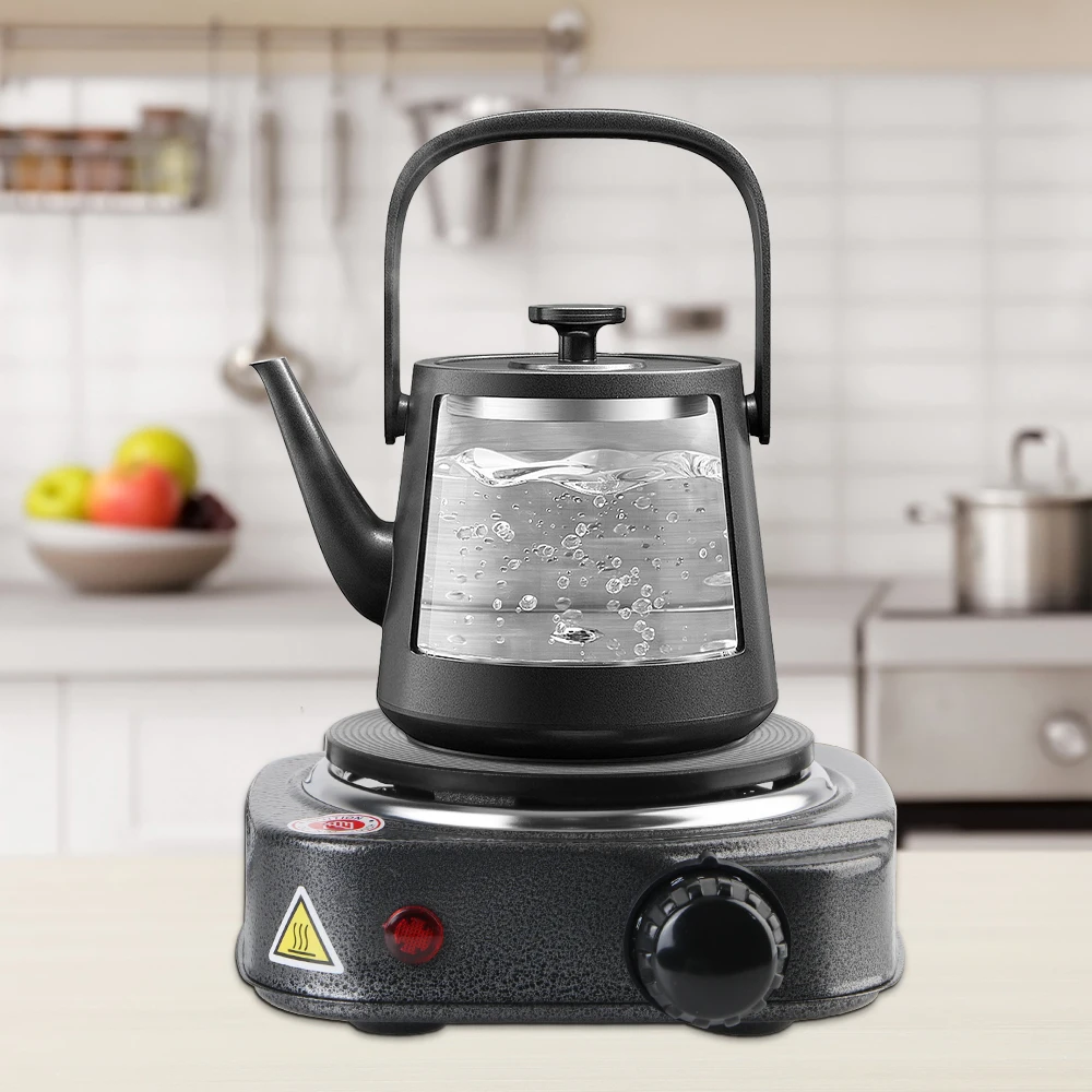 500W 220V Heißer Herd Platte Mini Elektrische Heizung Herd Multifunktionale Küchengerät Milch Wasser Kaffee Heizung Ofen Image