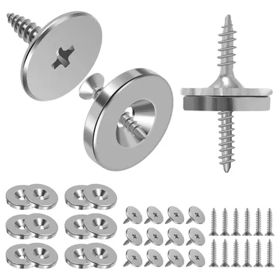 12Pcs Strong Magnetic Door Closer Cabinet Catches Latch Concealed Closures Closet Door Catch Furniture Fittings