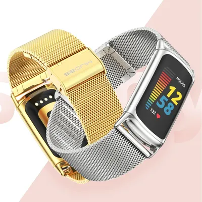 For Fitbit Charge 6 Strap Metal Watchband For Fitbit Charge 5 6 Bracelet Watch Band For Charge 5