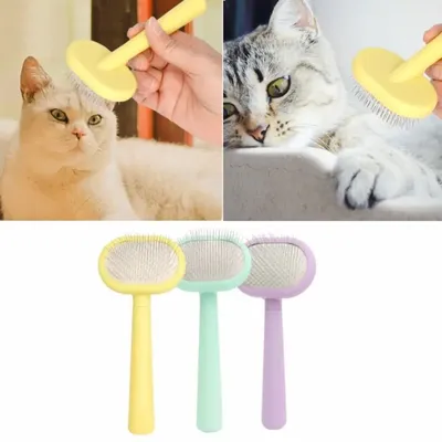 Pet Supplies Cat Comb Pet Grooming Hair Removal Comb Pet Cat and Dog Grooming Brush Pet Cleaning and