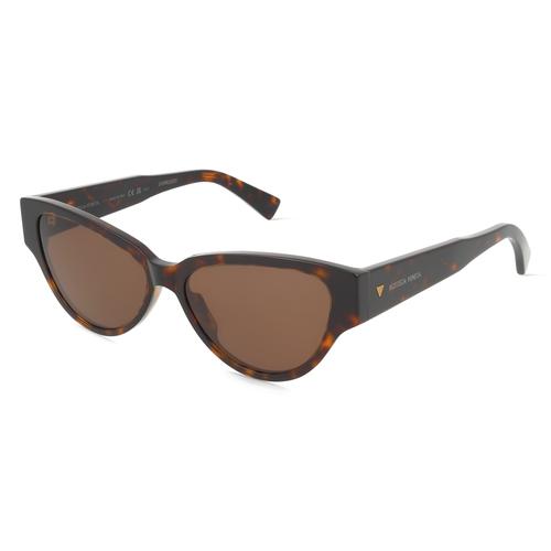 Bottega Veneta BV1319S Damen-Sonnenbrille Vollrand Cateye Acetat-Gestell, braun