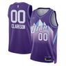 Utah Jazz Nike City Edition Swingman Jersey 2024 - Purple Jordan Clarkson Unisex