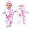 Realistische Reborn-Babypuppenkleidung, 18-Zoll-Outfits, Kleidungsset mit Zubehör, geeignet für Reborn-Babys und Neugeborene (ohne Puppe)