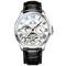 neue Herren-Business-Uhr mit Edelstahlarmband der Marke Olevs, Mondphase, Doppelkalender, 24-Stunden-Anzeige, automatische mechanische Uhr, einfache Freizeit-Sport-Herrenarmbanduhr