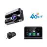 Dashcam Cameras Video Recorder Dual Lens Front and Rear Dash Cam for Cars Remote Intercom and Remote Playback