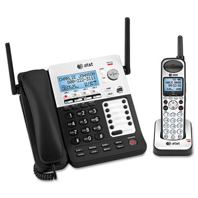 AT&T SB67138 DECT 6.0 Phone/Answering System, 4 Line, 1 Corded/1 Cordless Handset (ATTSB67138) Each AT&T® Telephones