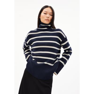 CHANAA STRIPES - Frauen Loose Fit Strickpullover - mehrfarbig (Größe: L)