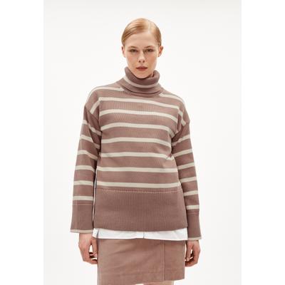 CHANAA STRIPES - Frauen Loose Fit Strickpullover - mehrfarbig (Größe: L)