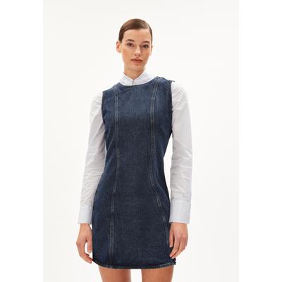 ENUYAA - Frauen Regular Fit Kleid - blau (Größe: L)