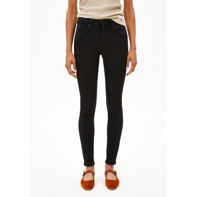 TILLAA - Frauen Skinny Fit Jeans - schwarz (Größe: 30/32)