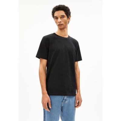 JAAMES - Männer Regular Fit T-Shirt - schwarz (Größe: S)