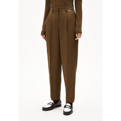 SANDRINAA TAPERED - Frauen Relaxed Fit Webhosen - grün (Größe: L) Image