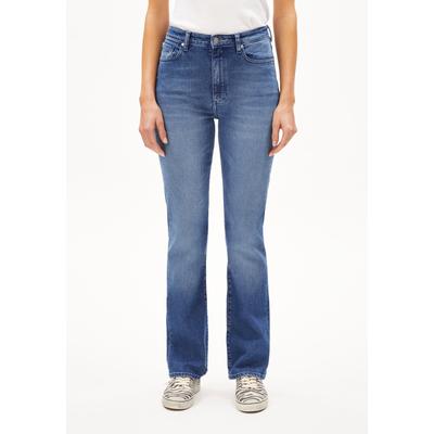 LINNAA - Frauen Slim Fit Jeans - blau (Größe: 27/30) Image