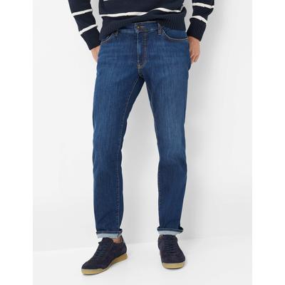 5-Pocket-Jeans BRAX "Style CHUCK", Herren, Gr. 42, Länge 34, grau (dunkelgrau), 90% Baumwolle, 6% Elastomultiester, 4% Elasthan, Jeans Image