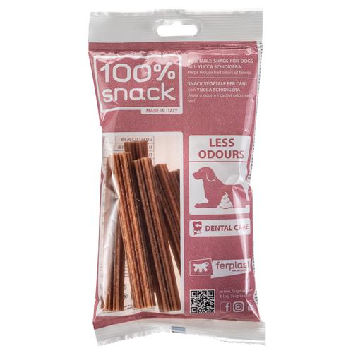 Sparpaket: 3x Gr. S Ferplast Zahnpflege Snack Snowflake Yucca für kleine Hunde (5 - 12 kg)