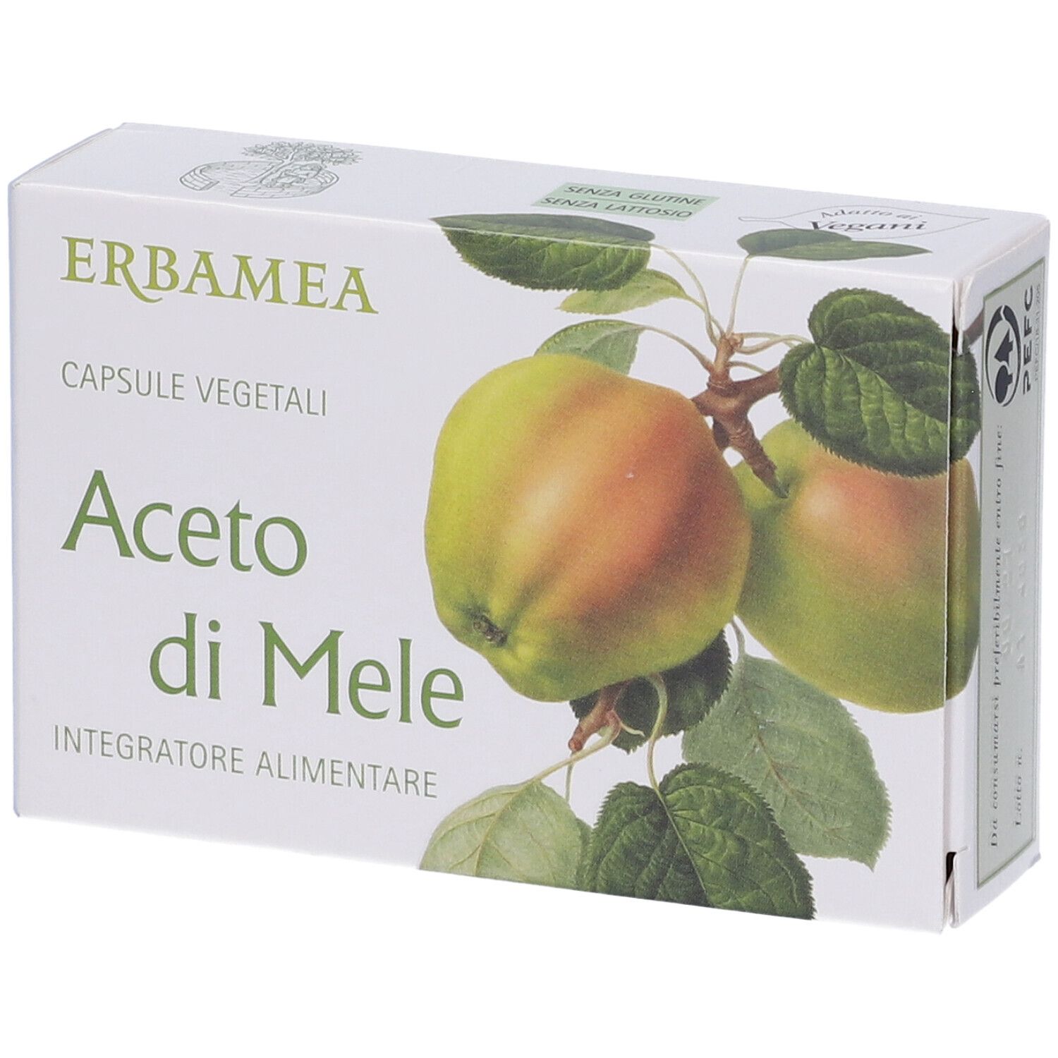 Erbamea Aceto Di Mele Capsule Vegetali 16,5 g