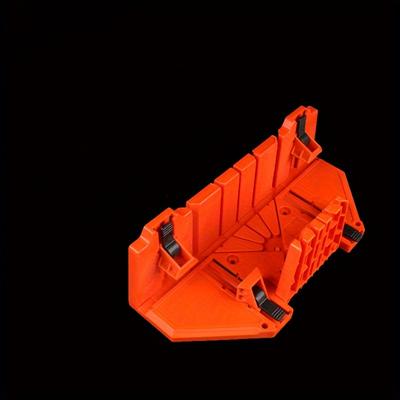 TEMU Versatile Plastic Miter Box With Adjustable & Ruler Scale - Woodworking Projects, No Power Needed, Cutting Image