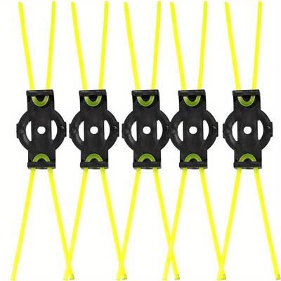 TEMU 5pcs Universal Battery-powered Lawn Mower Straw Rope Set, , Mower Head, Suitable For Lawn Care And Gardening Accessories Image