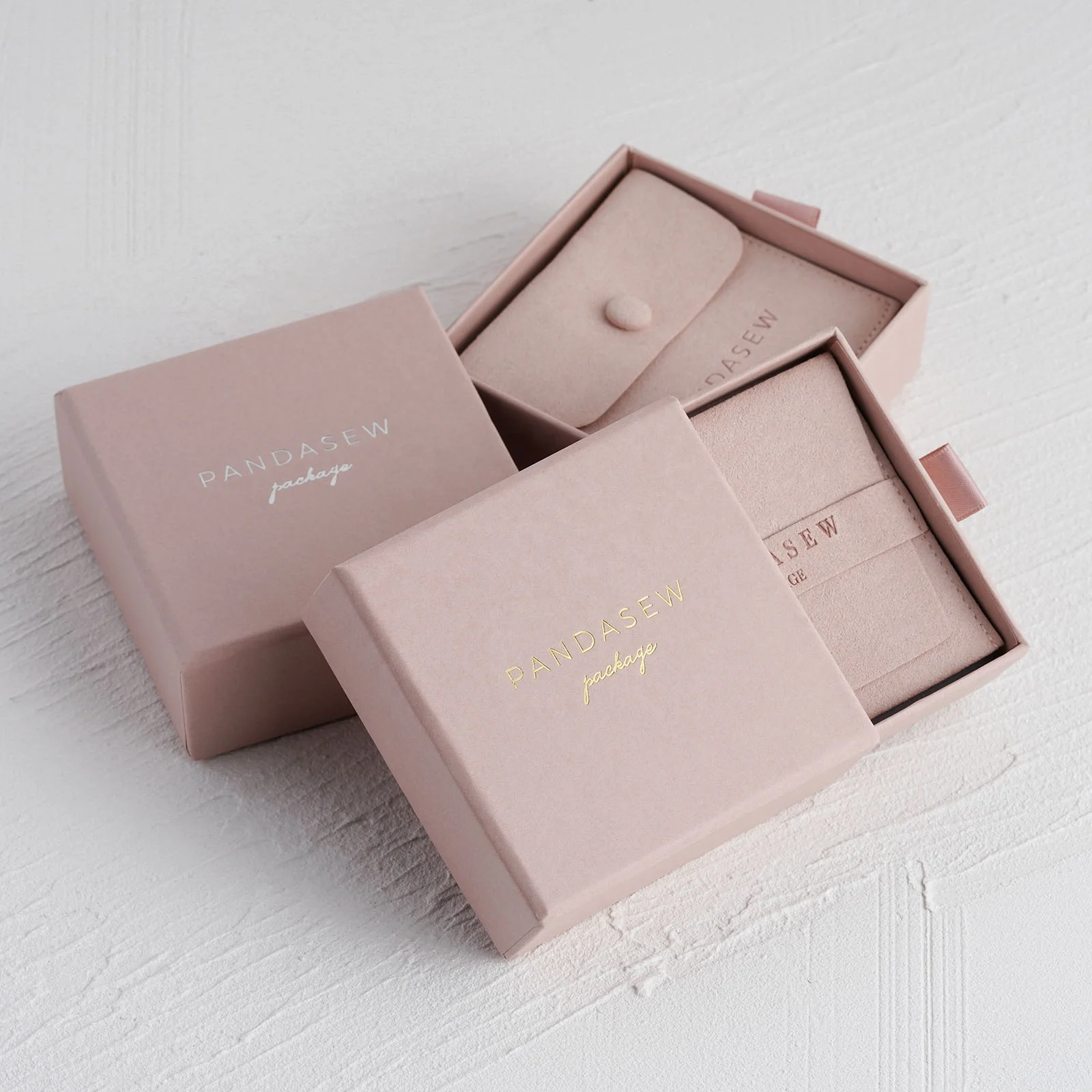 20 pezzi Logo personalizzato oro rosa braccialetto di lusso ciondolo anello regalo 1200g scatola cassetto imballaggio gioielli di carta per matrimonio, compleanno