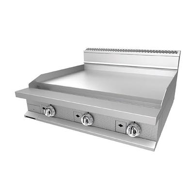 Hestan HMG36 LP 36" Gas Commercial Griddle w/ Manual Controls - 1" Steel Plate, Liquid Propane, Stainless Steel, Gas Type: LP
