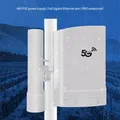 Router WiFi wireless POE CPE esterno 5G di rete globale IP65 2.4/5GHz 4 * porte Gigabit 5G 4G LTE CAT12 Slot per scheda SIM Modem esterno