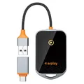 Adattatore Carplay wireless USB + tipo C per iPhone per Apple iOS 10+ Spina a connessione rapida WiFi Bluetooth per VW per Pioneer Kenwood