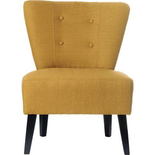Fauteuil 1 Place Brighton Pied Noir Revetement Safran - Meet By Paperflow