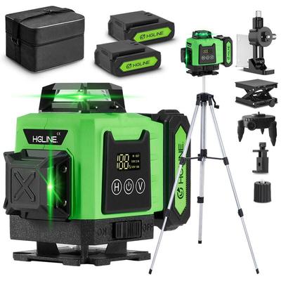Onevan - Laser-Nivellier-LCD-Display, Bluetooth-Grünstrahl-Kreuzlinien-Fliesenwerkzeug, 360° Image