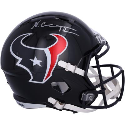 Nico Collins, Houston Texans, signierter Riddell Speed-Replika-Helm Image