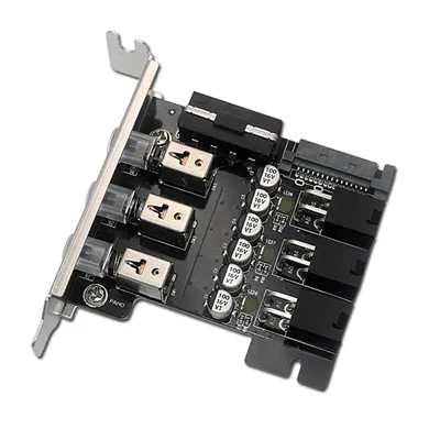 HDD Power Switch Accessory LED Backlit Numbered Hard Disk Management System 4Pin SATA Intelligent