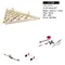 Dancing Wings Hobby T11 Air Kart 1000mm Wingspan Balsa Wood RC Airplane Glider KIT/ KIT+Power Combo