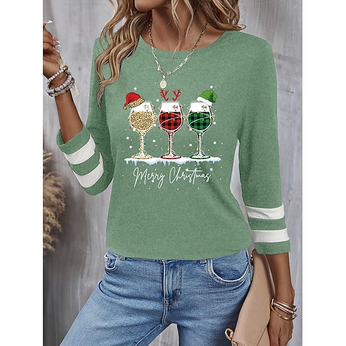 maglione da donna per le feste con scollo a V e motivo a luci, manica lunga, casual, vestibilità comoda, abbigliamento invernale per le feste, maglione lavorato a maglia, nero, multicolore, taglie